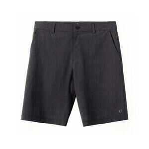 Hang 10 Black-Gray Daybreak Hybrid 21" Everyday Short Back Pocket Stretch 34